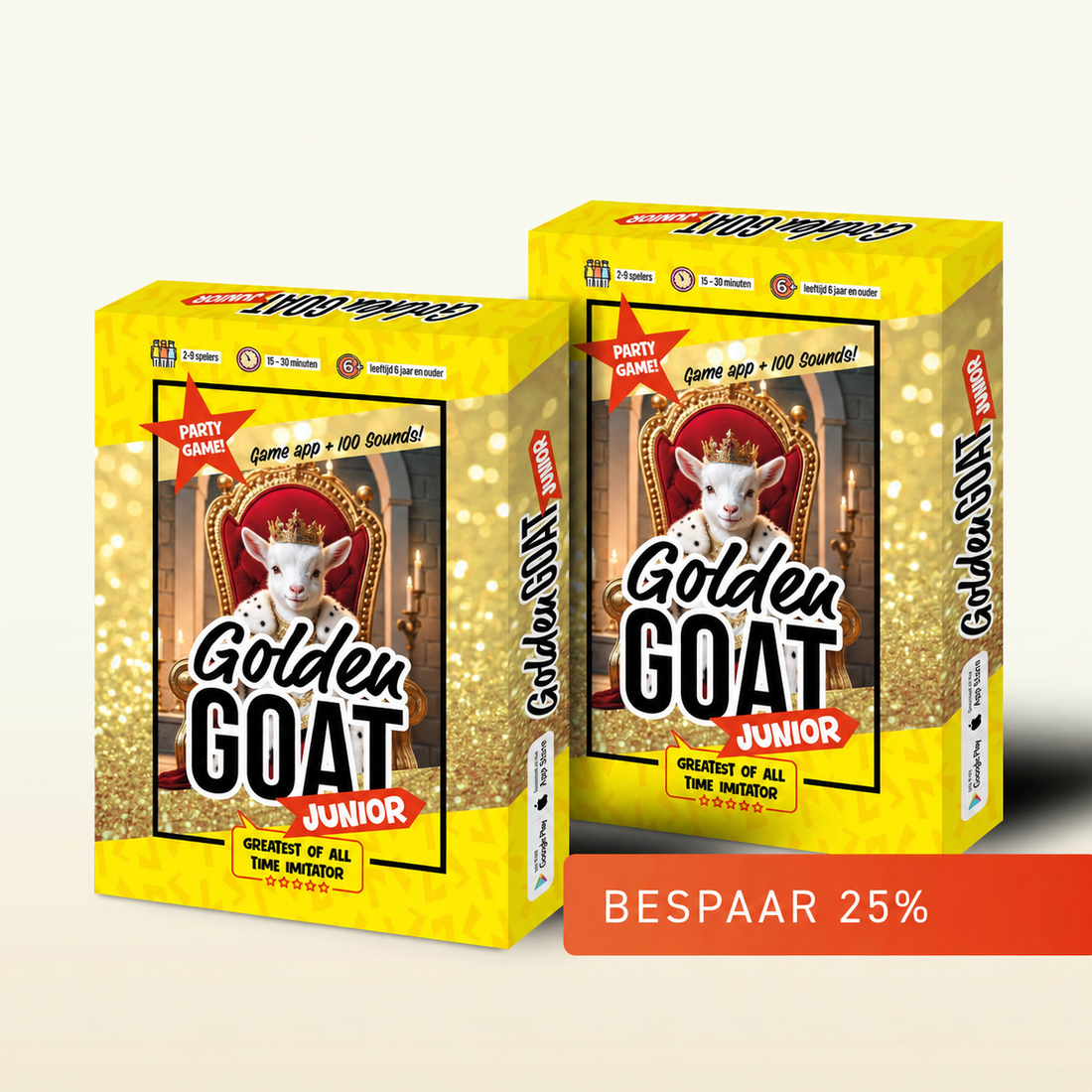 Golden GOAT Junior 2-pack | Dubbel zoveel speelplezier!