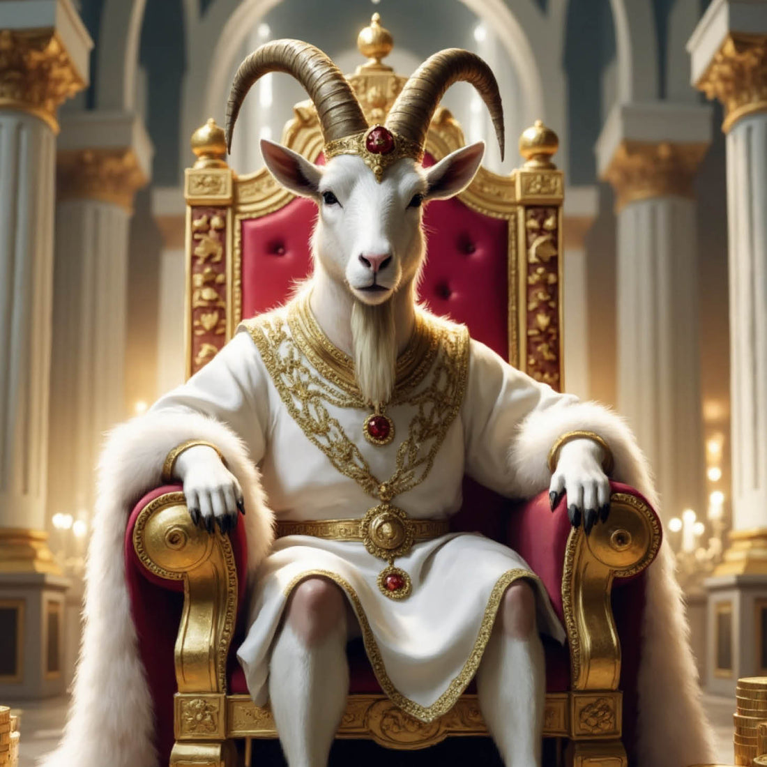 2 stuks | Golden GOAT – NL Partygame